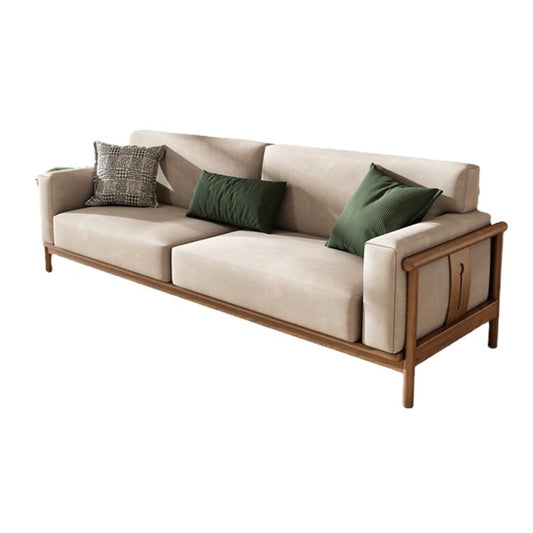 Solid wood sofa