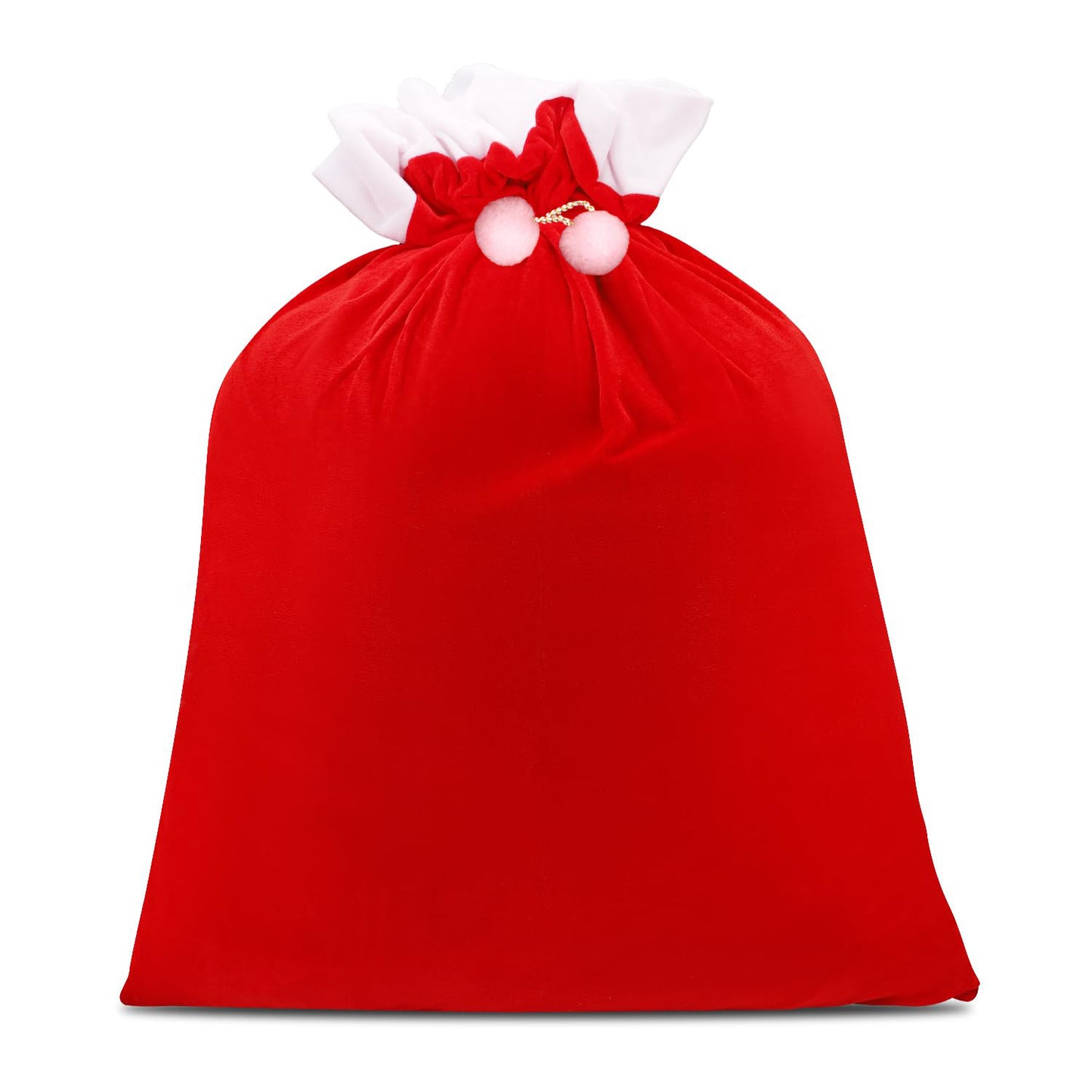 Christmas decorations for the elderly backpack gift bag high-grade gold velvet thickened gift bag large drawstring candy bag