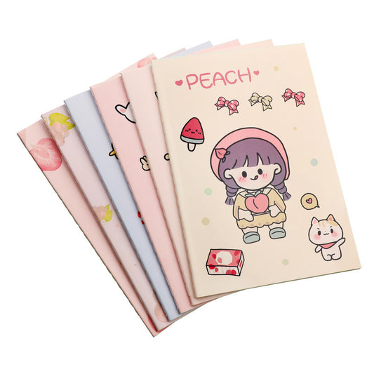 B5 large soft-sided notebook, notepad, thickened, simple, fresh, literary and artistic, delicate and cute stitching