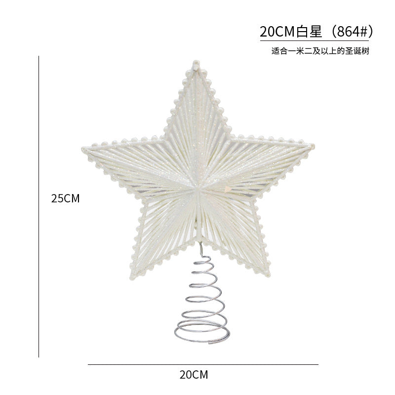 Christmas Christmas Decoration Christmas Tree Decoration Christmas Tree Top Decoration Accessories Pendant Santa Angel Wholesale