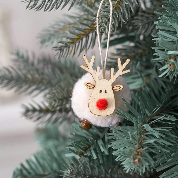 Internet celebrity christmas tree bell pendant new year hanging bell christmas decoration doorbell hanging christmas car hanging wind chime gifts