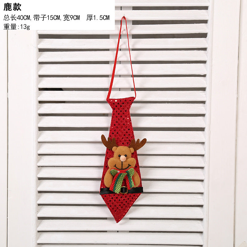 New Santa Claus Snowman Elk Pendant Creative Gift Tie Christmas Tree Decoration Supplies for Adults and Kids