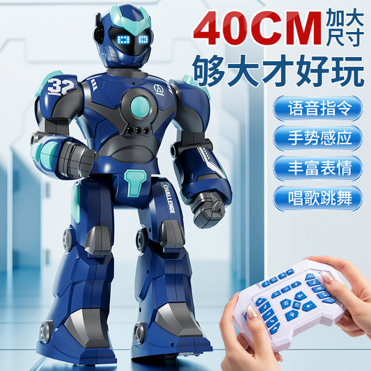 2025 New Intelligent Robot Kids Toys Boys Boys Electric Remote Control Boys Who Can Sing and Dance