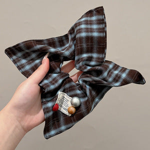 Korean fabric scarf, large intestine scrunchie, women's headband, high-end oversized balls, scalp tendons, hair ties, hair accessories, headdresses