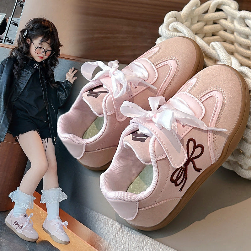 Girls' shoes, sneakers, 2026 new spring and autumn children's shoes, autumn shoes, baby moral training shoes, Forrest Gump shoes, kindergarten
