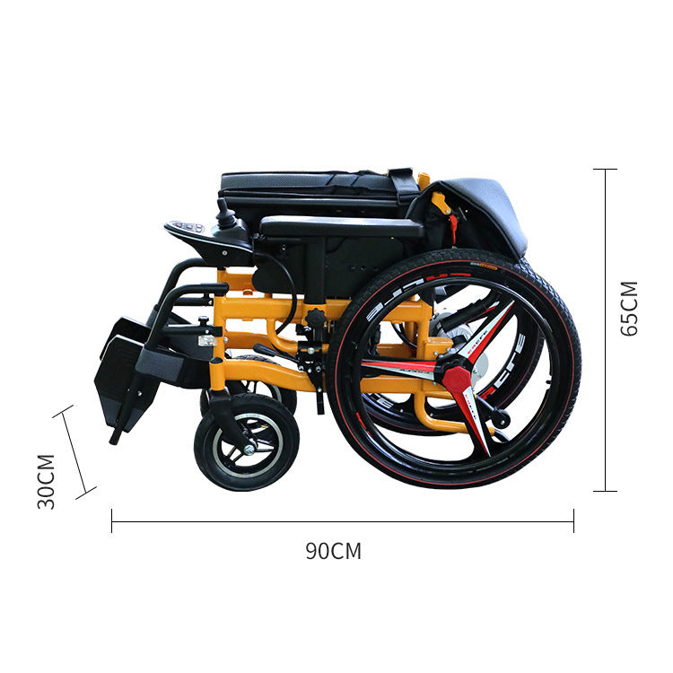 Elderly scooter wheelchair fully automatic foldable lightweight elderly home electric car four-wheel direct export