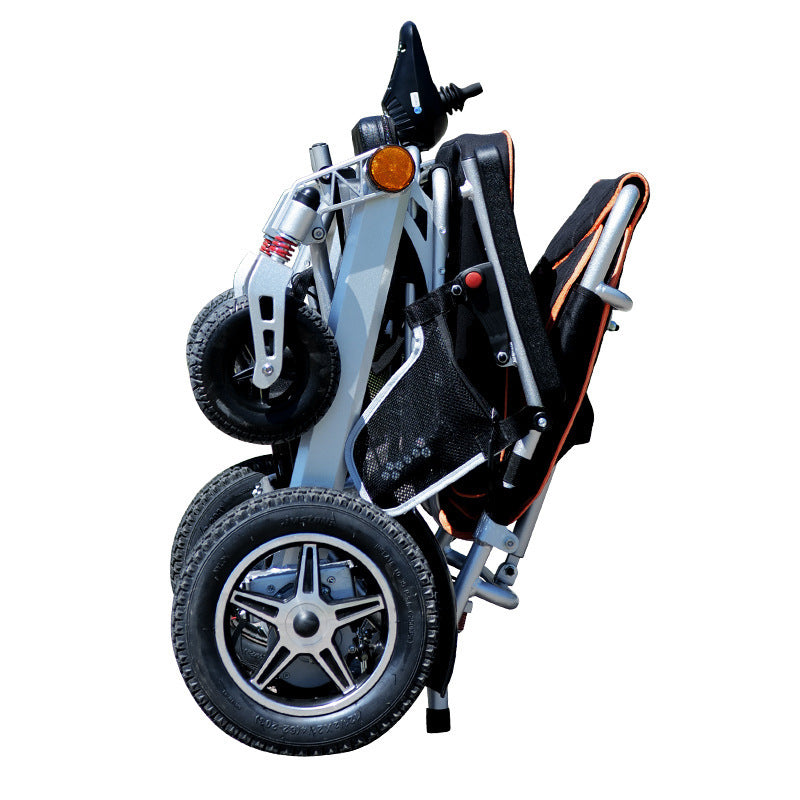 Yingkang aluminum alloy electric wheelchair car folding lightweight intelligent automatic elderly disabled portable mobility scooter four-wheel