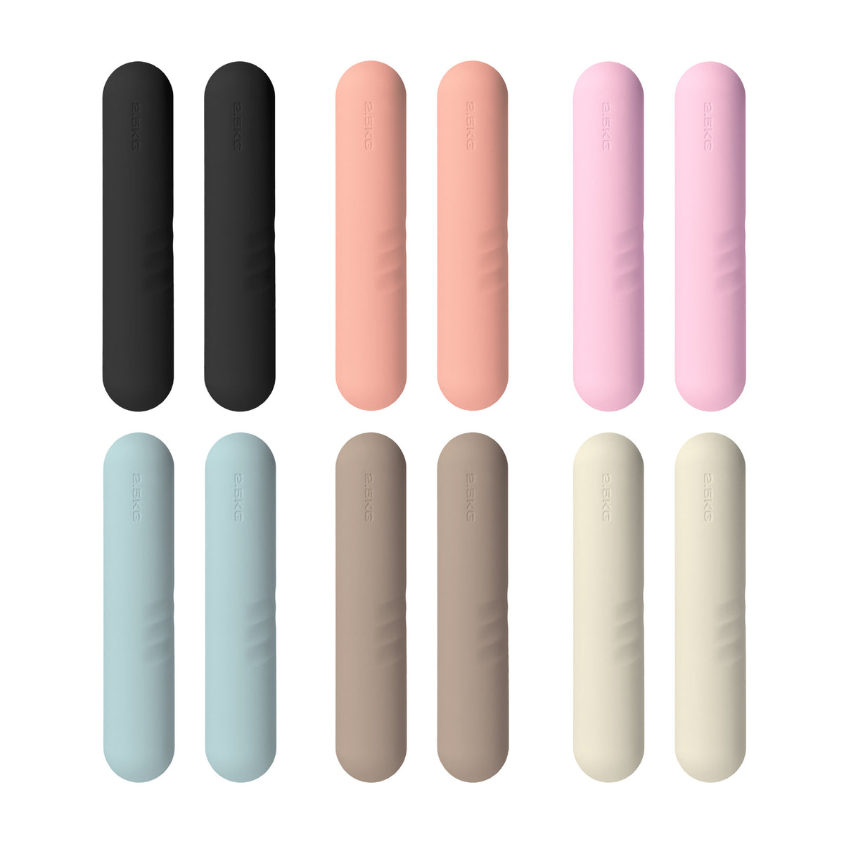 Hand pattern dumbbells silicone edging unisex fitness household equipment children's primary school sports dumbbells 2-5kg