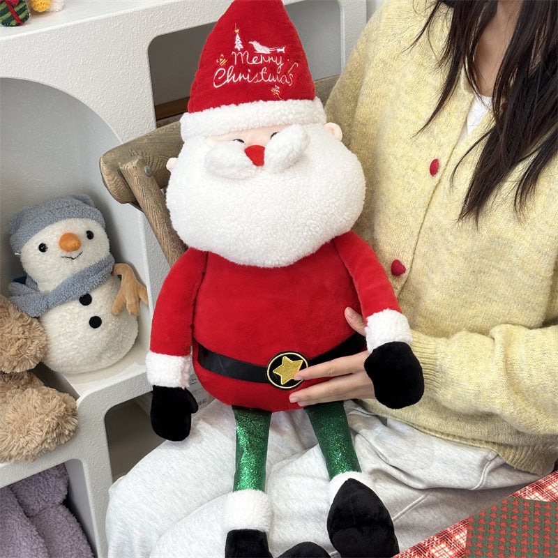 Factory in stock wholesale Santa rag doll doll Christmas gift snowman doll elk plush toy