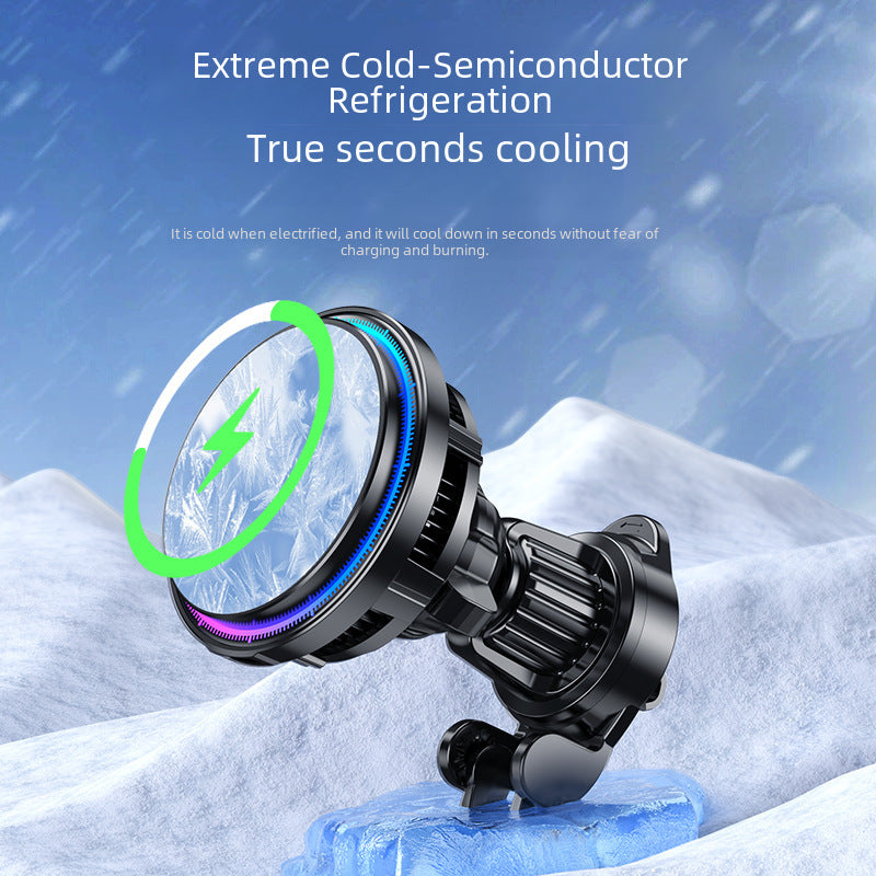 The manufacturer directly supplies the on-board wireless magnetizing radiator with live cooling and fast charging 15W X82 mobile phone radiator