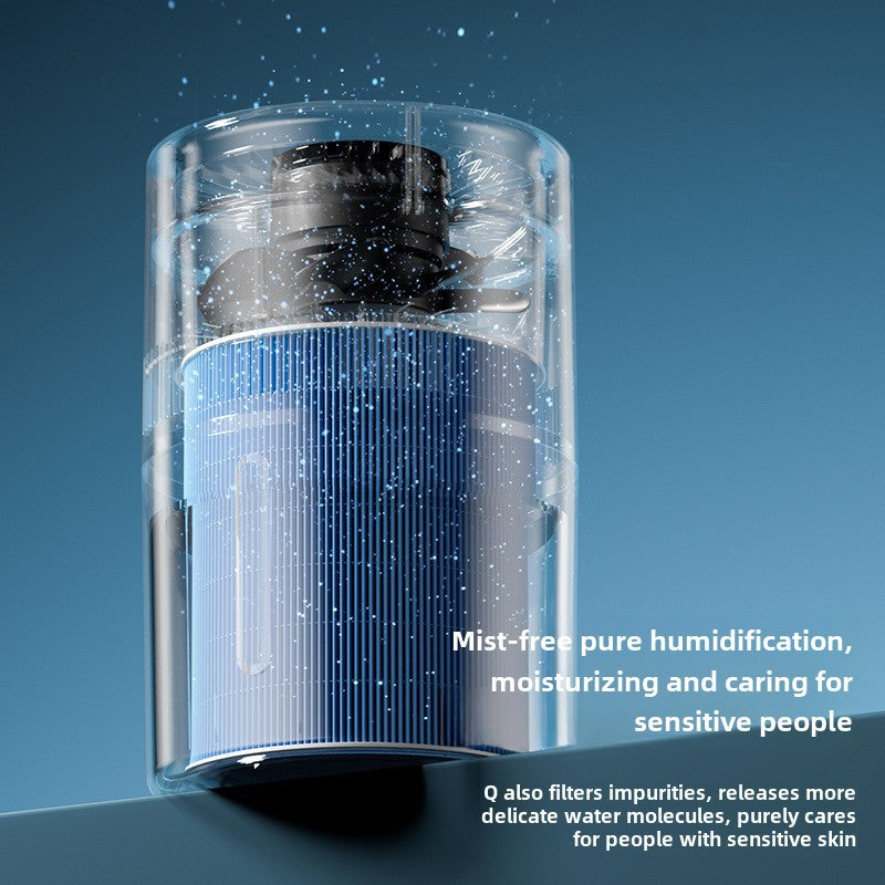 Cross-border fog-free humidifier home office desktop air sterilization purifier bedroom antibacterial pregnant mother and baby
