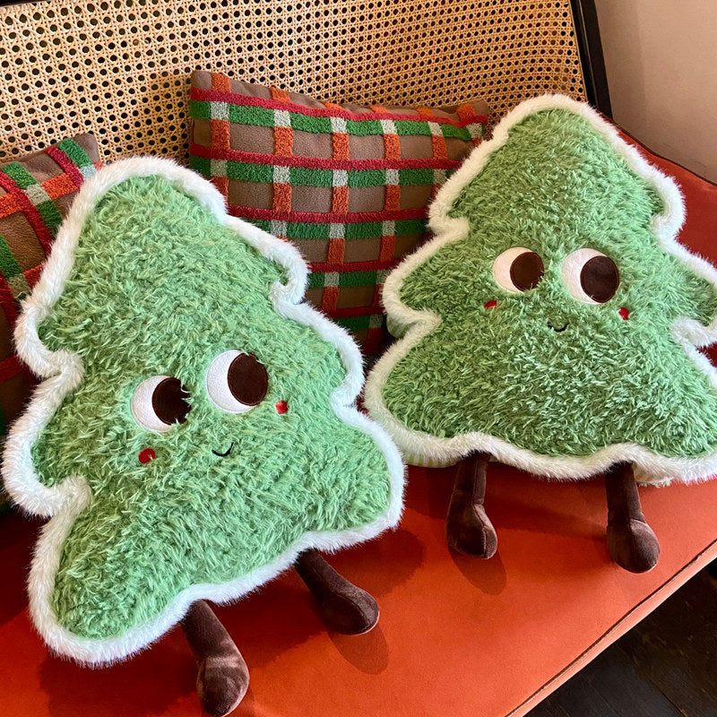 ins influencer Christmas tree pillow plush toy Christmas tree pillow gingerbread doll pillow wreath doll