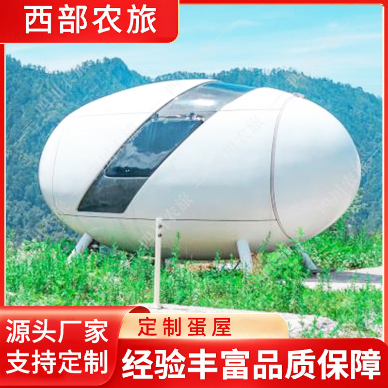 Egg capsule house