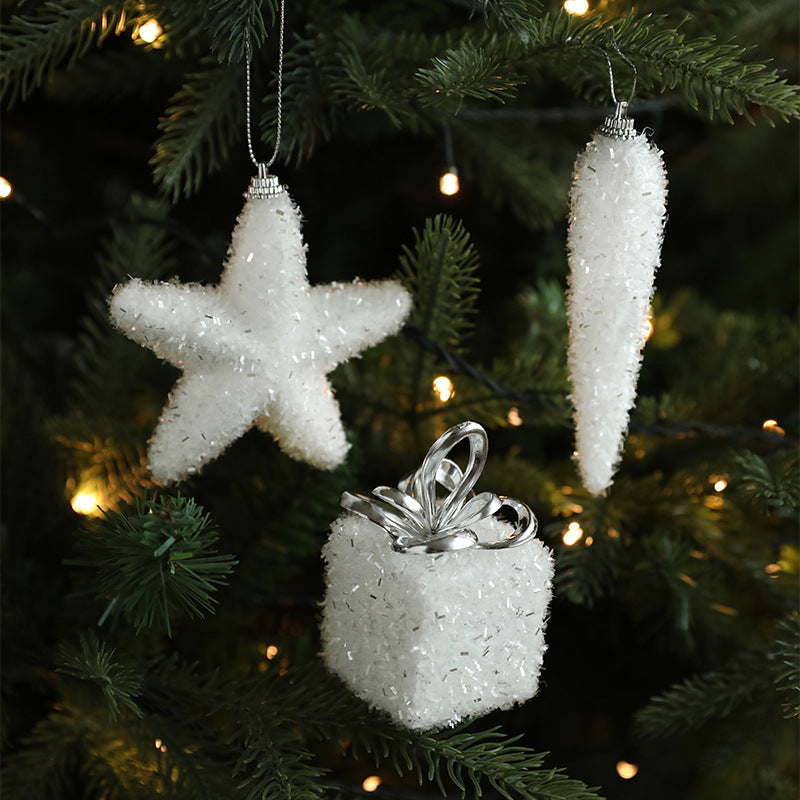 Gangheng Christmas gift bag white foam bride price bag decoration pendant hanging color Christmas tree pendant gift
