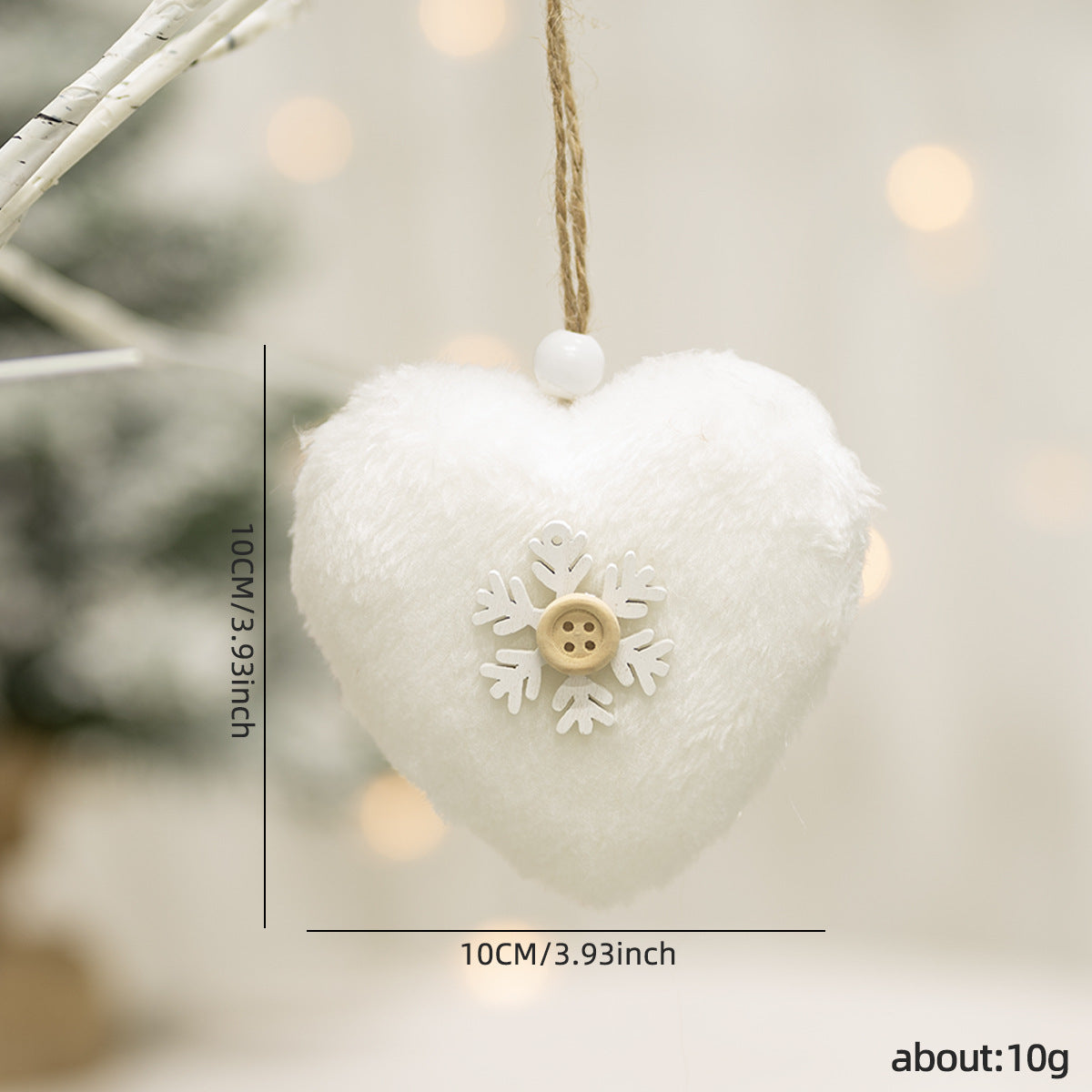 New Cross-border Christmas Plush Angel Charm Cute Doll Doll Gift Christmas Tree Pendant ins Arrangement