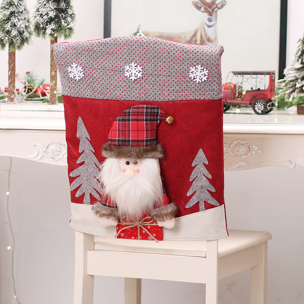 Christmas Decorations, Chair Sets, Wedding Banquets, Hotel Chairs, Covers, Dining Chairs, Santa Claus, Snowman Chairs, Sets