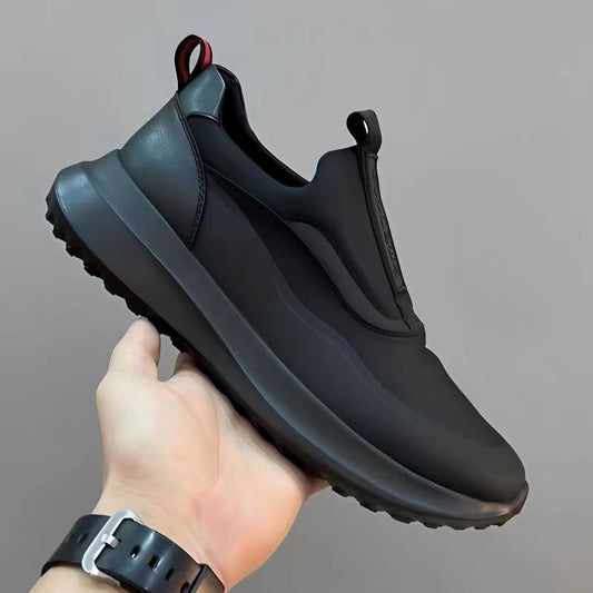 Men's shoes, spring new Korean version of casual running shoes, light and breathable, soft-soled, one-footed thick-soled sneakers, foreign trade