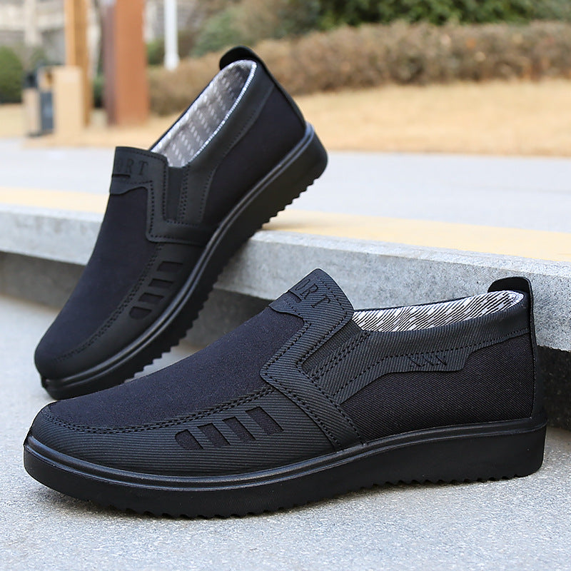 Manufacturers wholesale foreign trade men's polyurethane cloth shoes, old Beijing cloth shoes, wear-resistant and lightweight, casual shoes