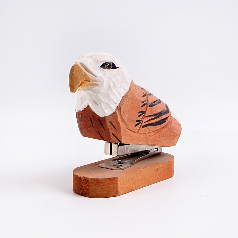 Wooden bookmaker, animal, mini stationery, creative stationery manufacturers, wholesale staplers, student staplers