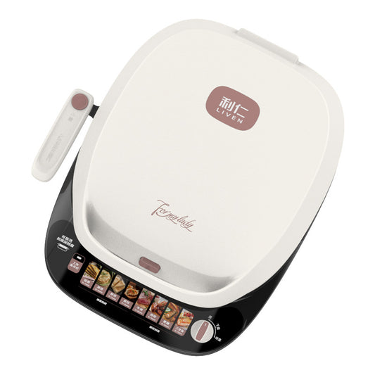 Liren electric baking pan household double-sided heating new electric cake stall can be detached and washed, increase and deepen the electric frying pan and pan pan