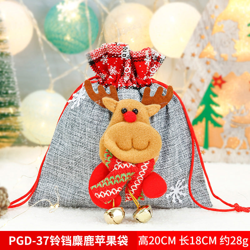 Christmas gift apple bag tote bag adult children children Christmas gift decoration high-end gift bag