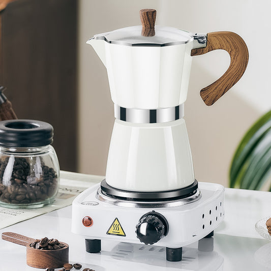 Coffee making utensils home pour-over coffee pot set outdoor single valve Italian hand mill electric brewing extraction pot Moka pot