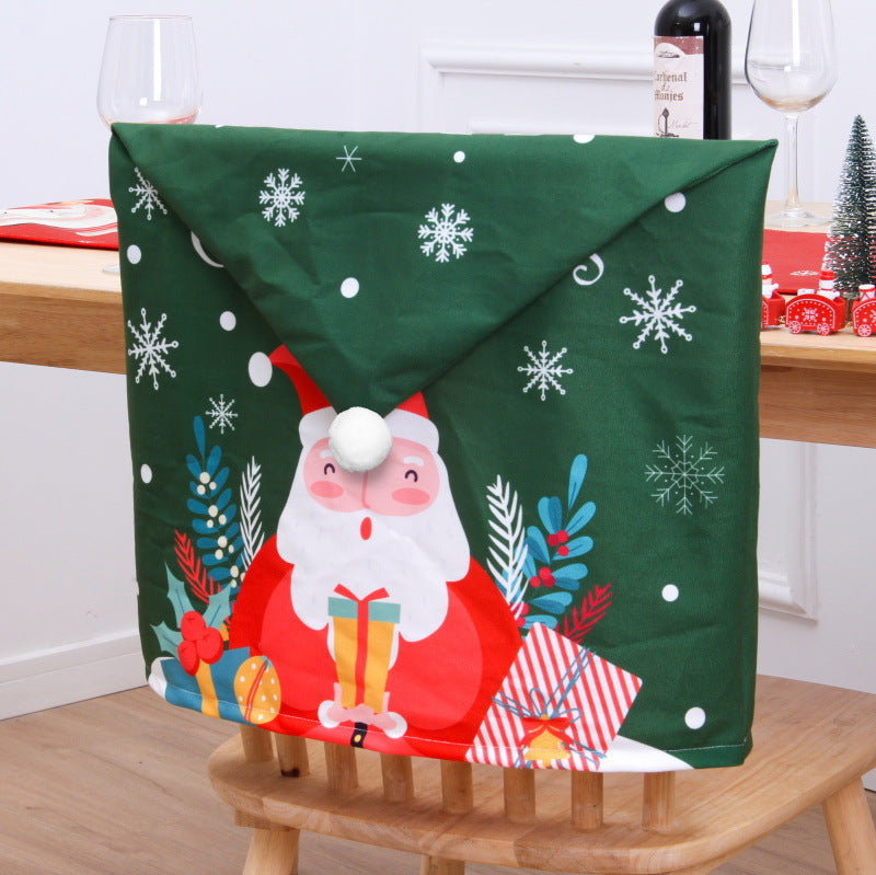 Christmas Decorations, Chair Sets, Wedding Banquets, Hotel Chairs, Covers, Dining Chairs, Santa Claus, Snowman Chairs, Sets
