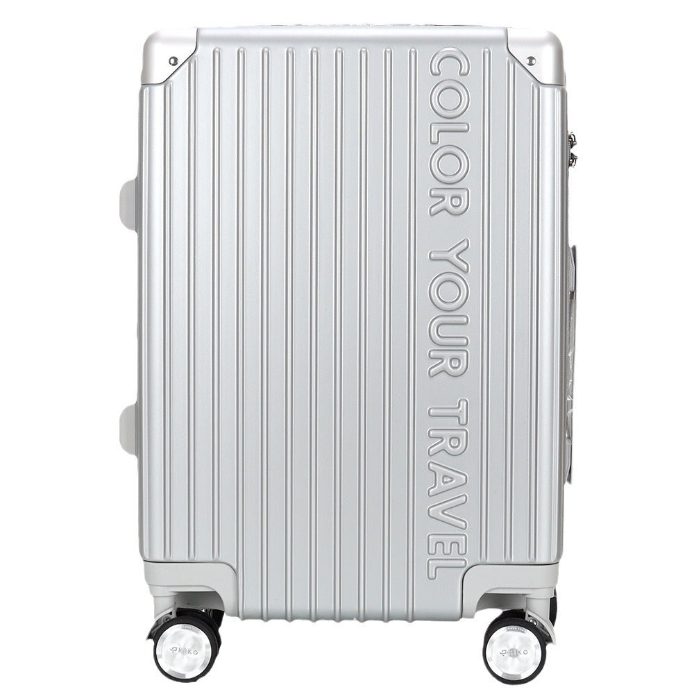 Ultra-light 20-inch cabin suitcase, expandable trolley case, USB charging multi-function luggage, pure PC lockbox bag