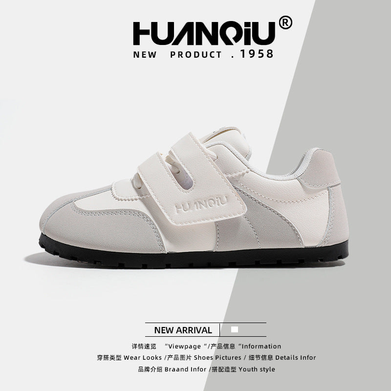 Global Flat Moral Training Shoes Women's 2025 Popular Spring and Autumn Velcro Shoes Versatile Sneakers KMXFX8093