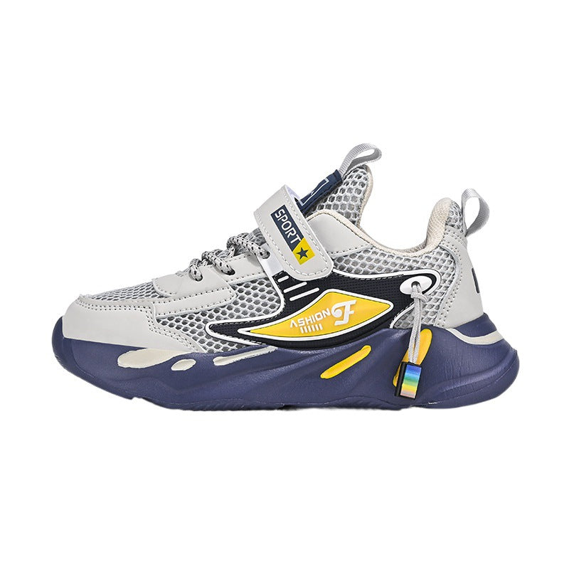 Children's shoes, boys' shoes, summer single mesh breathable, medium and large children's lightweight children's net shoes, spring and autumn mesh children's sneakers