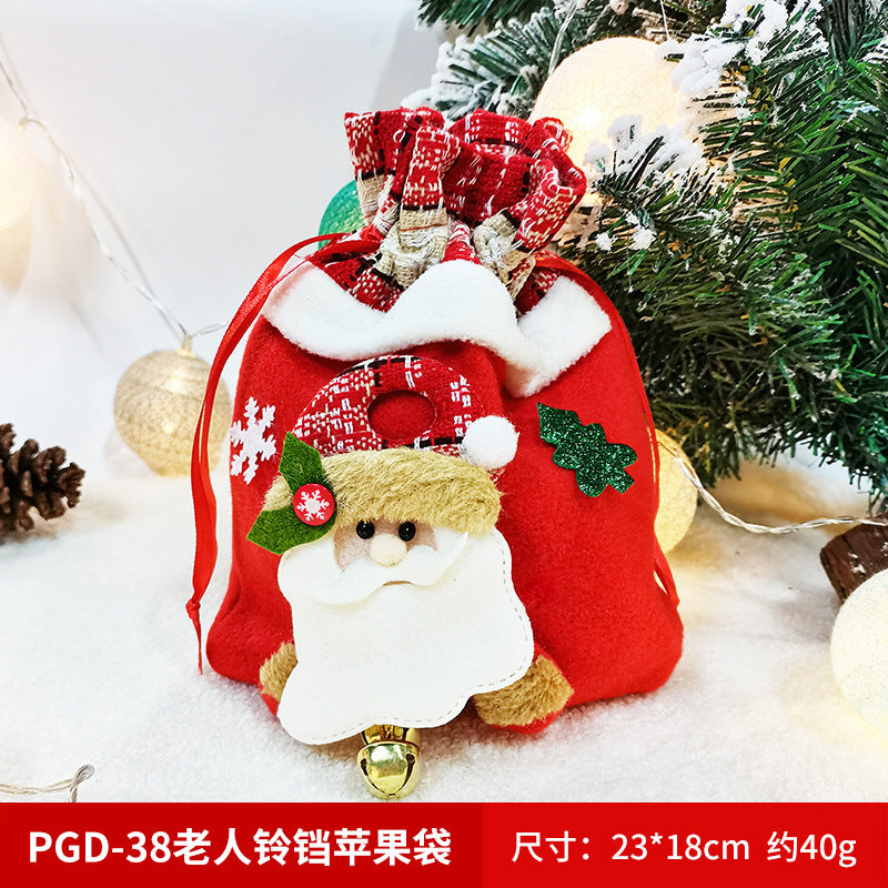 Christmas gift apple bag tote bag adult children children Christmas gift decoration high-end gift bag