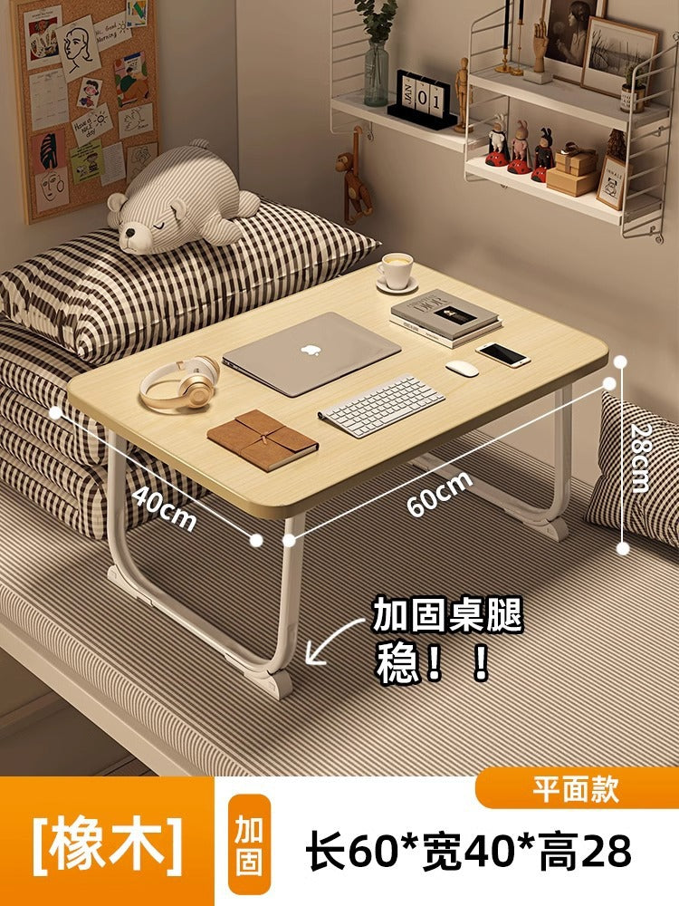 Foldable bed, desk, computer desk, dormitory artifact, student study desk, sitting floor, small table, new small table