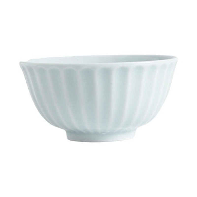 Jingdezhen celadon stripe rice bowl household 5 inch small soup bowl 10 noodle bowls creative characteristic ceramic tableware