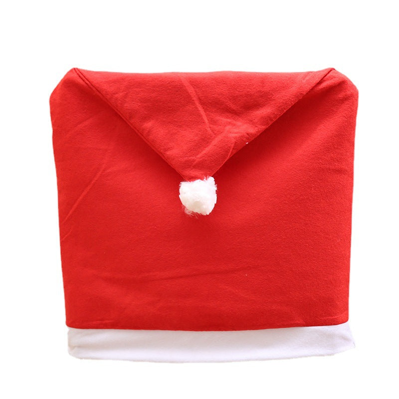 Cross-border foreign trade Christmas decorations Christmas chair cover non woven chair cover Christmas daily necessities decoration