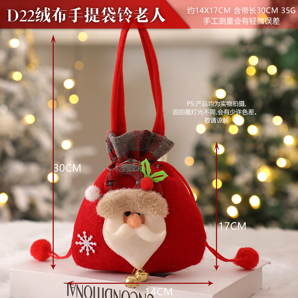 Christmas gift apple bag tote bag adult children children Christmas gift decoration high-end gift bag