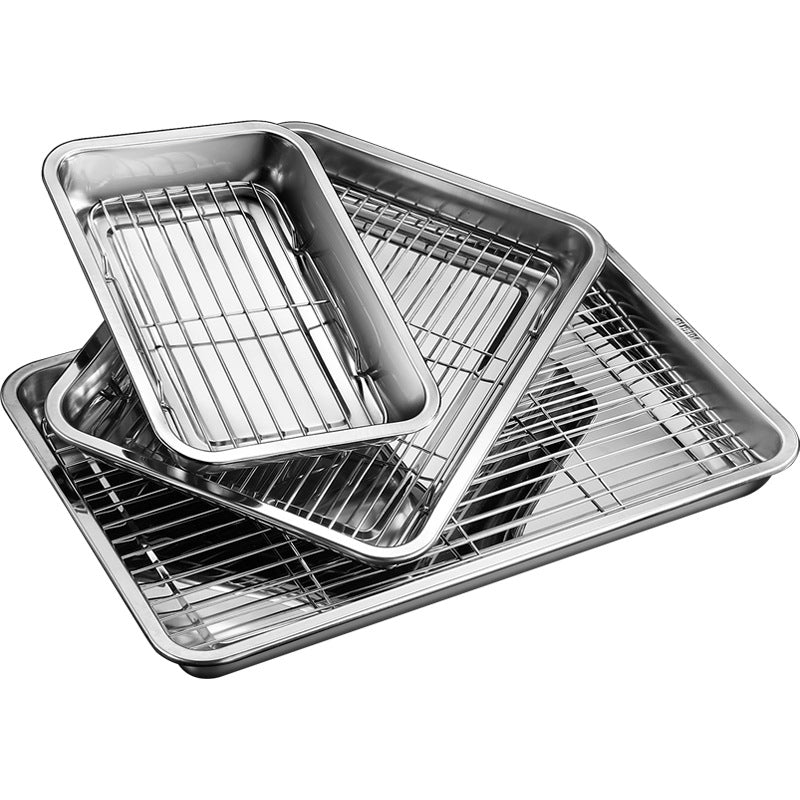 stainless steel square tray