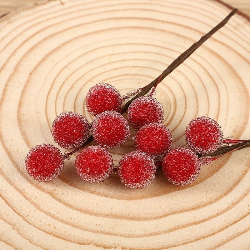 Christmas Pine Needle Pine Cone Christmas Gift Decoration Christmas Eve Gift Box Packaging Simulated Pine Cone DIY Garland Bouquet