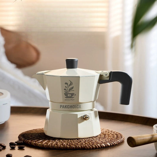 Italian Moka pot home double valve brew hand grind coffee pot utensils pour-over coffee pot espresso pot set
