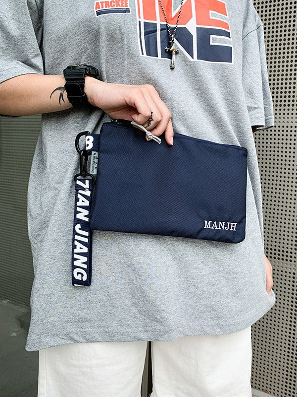 Amazon cross-border men's handbag, large capacity casual coin bag, company personal customized gift welfare bag