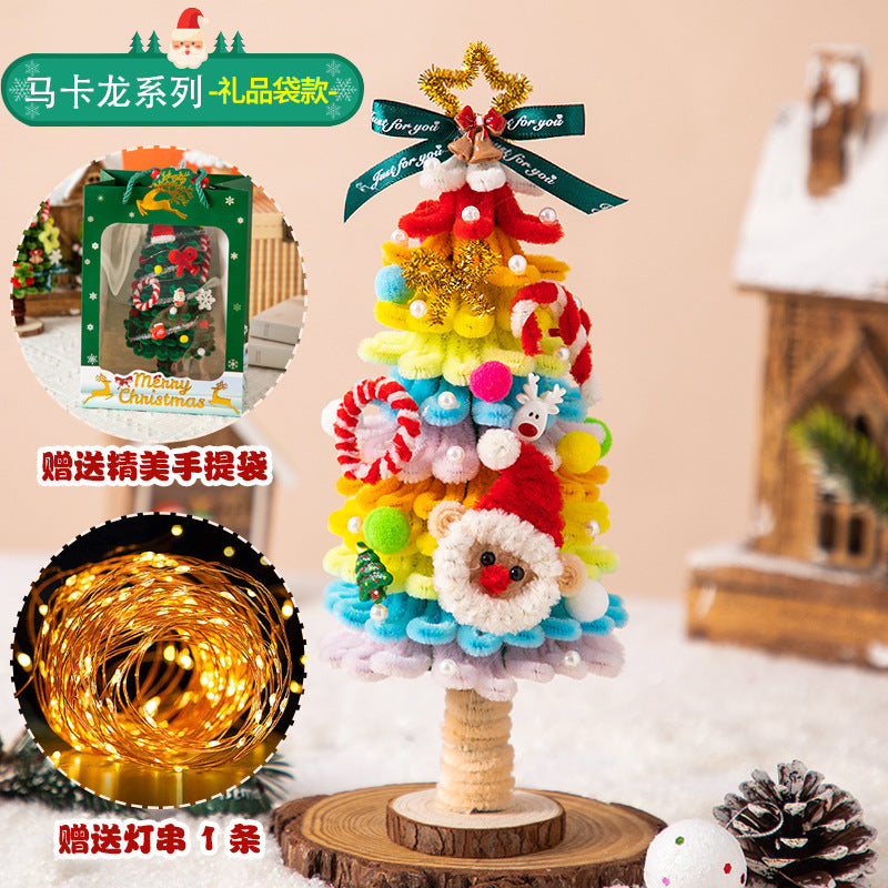 Christmas Hanging Decoration Christmas Tree Car Hanging Decoration Crypto Twist Stick Handmade DIY Material Pack Homemade Creative Gifts