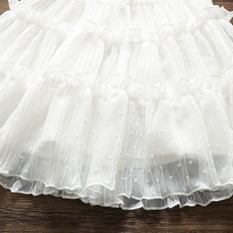 Girls 2025 New Summer Dress Baby Girl Princess Dress Foreign Style Puffy Skirt Small Kids Dress Baby Dress Thin Style