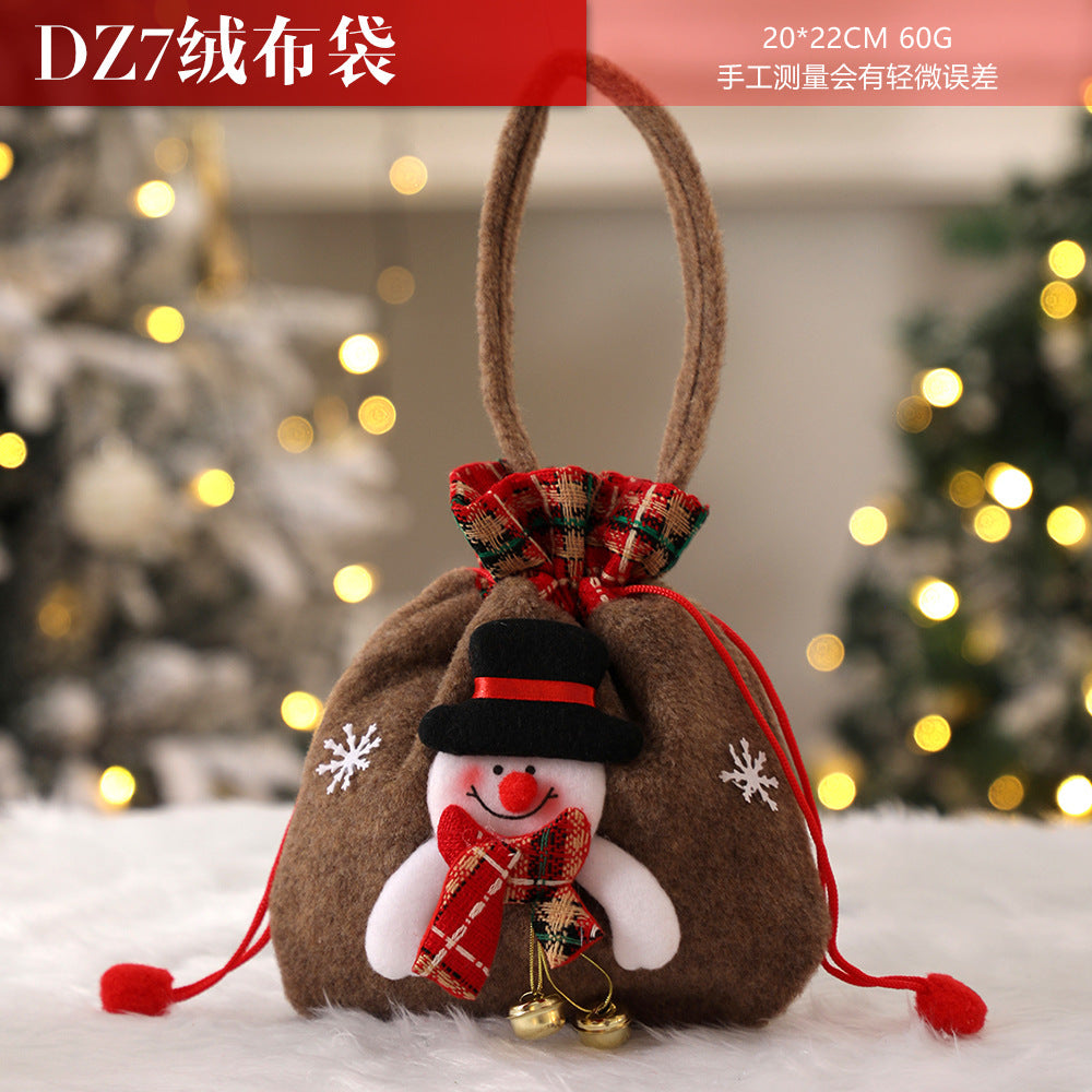 Christmas gift apple bag tote bag adult children children Christmas gift decoration high-end gift bag