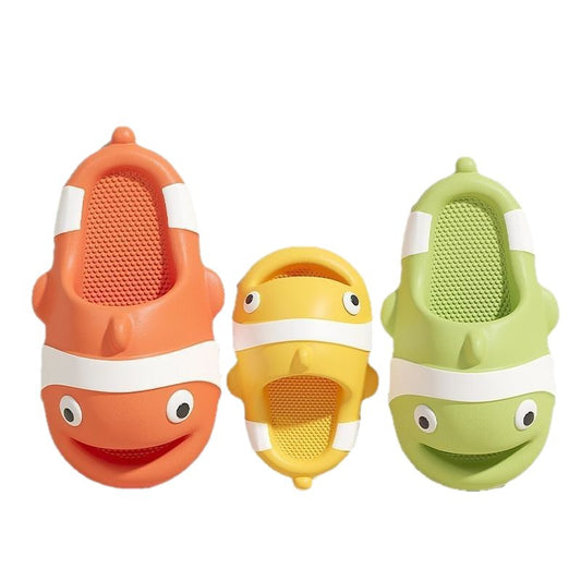 Children's slippers, girls, summer parent-child, family of three, home girl, baby, baby, cartoon sandals, male treasure