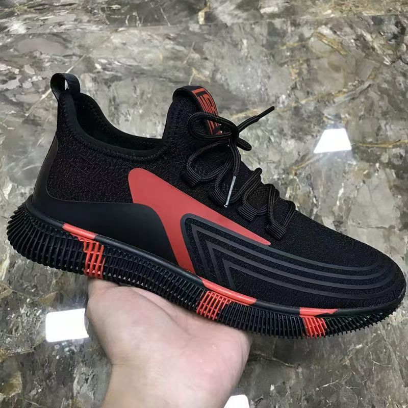 Spring Summer 2025 Sneakers Men's Shoes Summer Men's Running Shoes Lightweight Mesh Breathable Abrasion Resistant Casual Shoes Men's