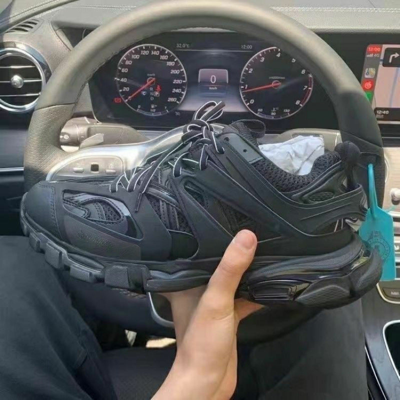 Pure original daddy Paris track3ins couple heightened versatile trendy sneakers men's and women's men's shoes booster shoes