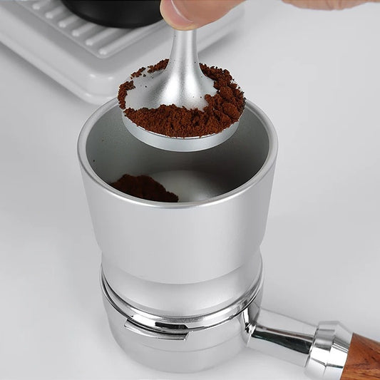 Coffee Powder Receiver Handle Powder Cup Uniform Powder Dropper EK43 Grinder Measuring Powder Cup 515358mm General