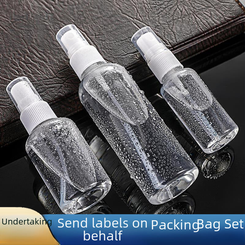 Travel Clear Plastic Small Snort Bottle 30ml Cosmetics Press Dispensing Bottle Watering Can Perfume Mist Spray Empty Bottle