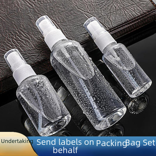 Travel Clear Plastic Small Snort Bottle 30ml Cosmetics Press Dispensing Bottle Watering Can Perfume Mist Spray Empty Bottle