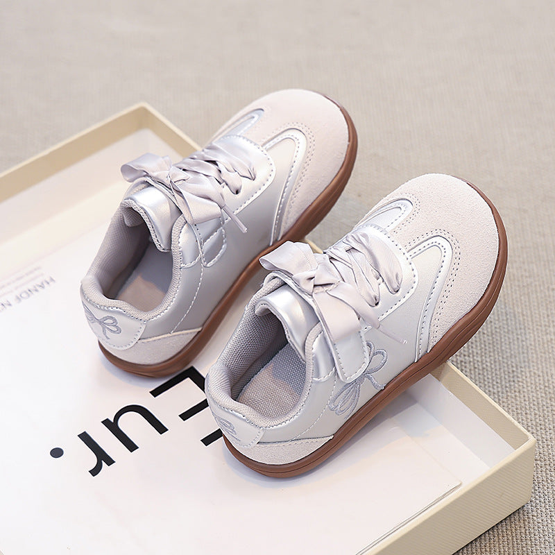 Girls' shoes, sneakers, 2026 new spring and autumn children's shoes, autumn shoes, baby moral training shoes, Forrest Gump shoes, kindergarten