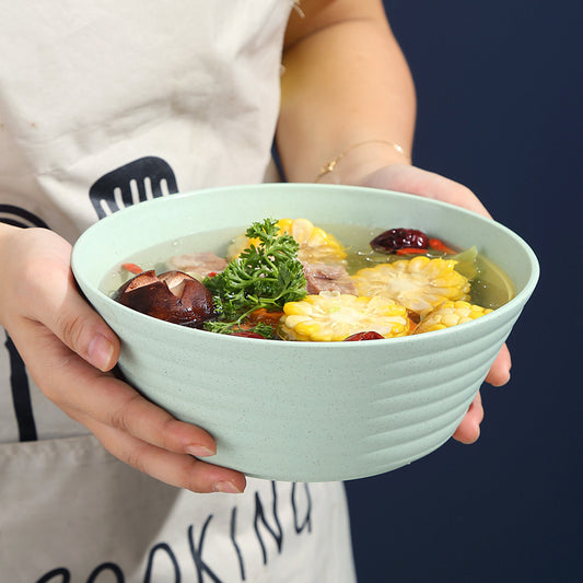 Simple ramen bowl plastic bowl large household instant noodle bowl spicy hot snail noodle special soup bowl anti-drop bowl wholesale